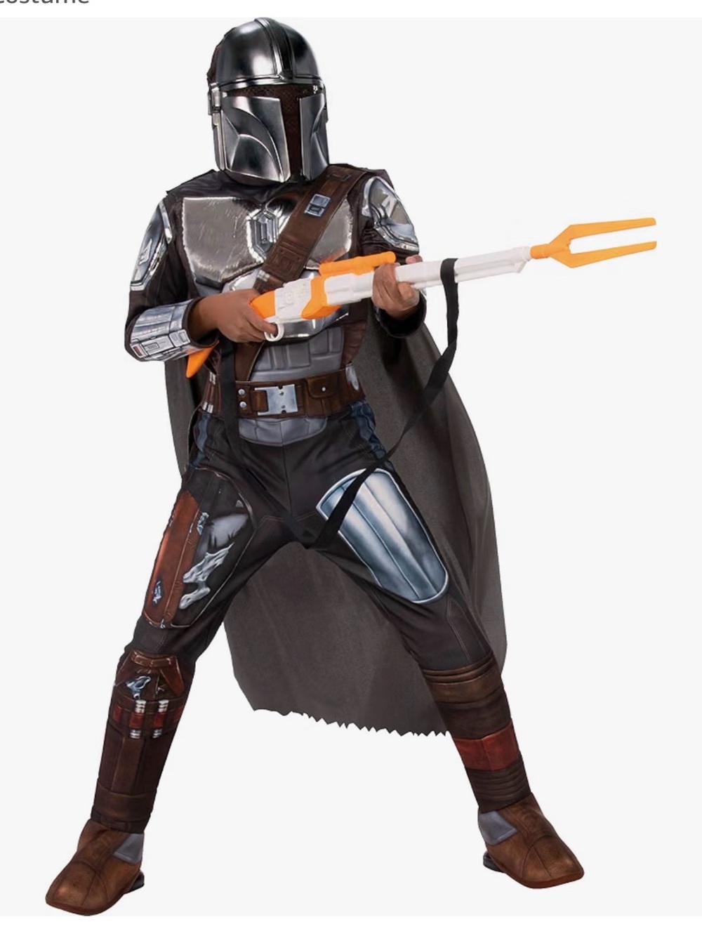 Star Wars 🎃 Mandalorian Kids Costume in Brown and Gray